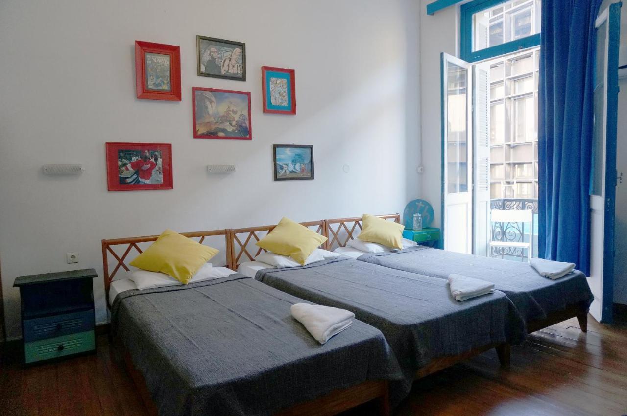 Dioskouros Hostel Athens Ngoại thất bức ảnh